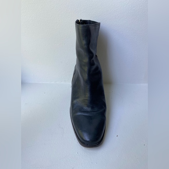 Jcrew dark navy leather booties - Picture 3 of 9